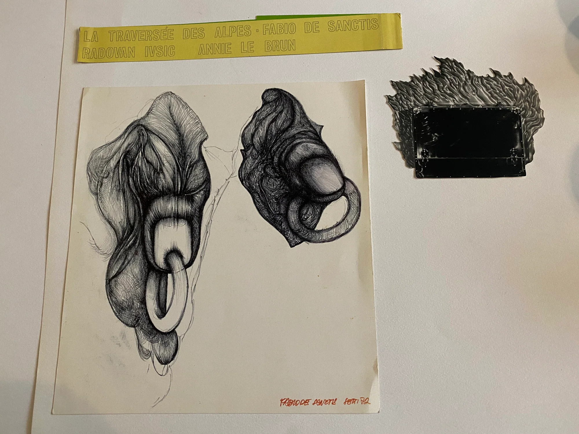 DE SANCTIS (Fabio). IVSIC (Radovan). LE BRUN (Annie). — La Traversata delle Alpi. La Traversée des Alpes. (Réf. 11145)