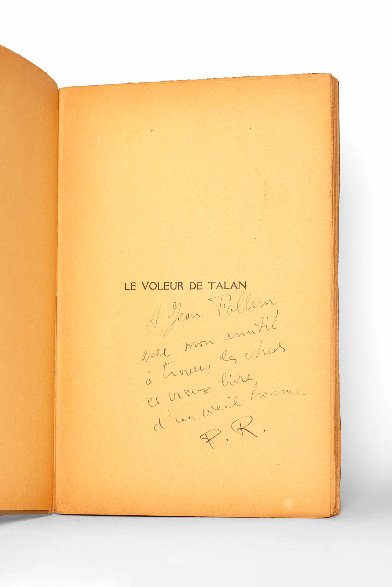 REVERDY (Pierre). — Le Voleur de talan. (Réf. 11818)