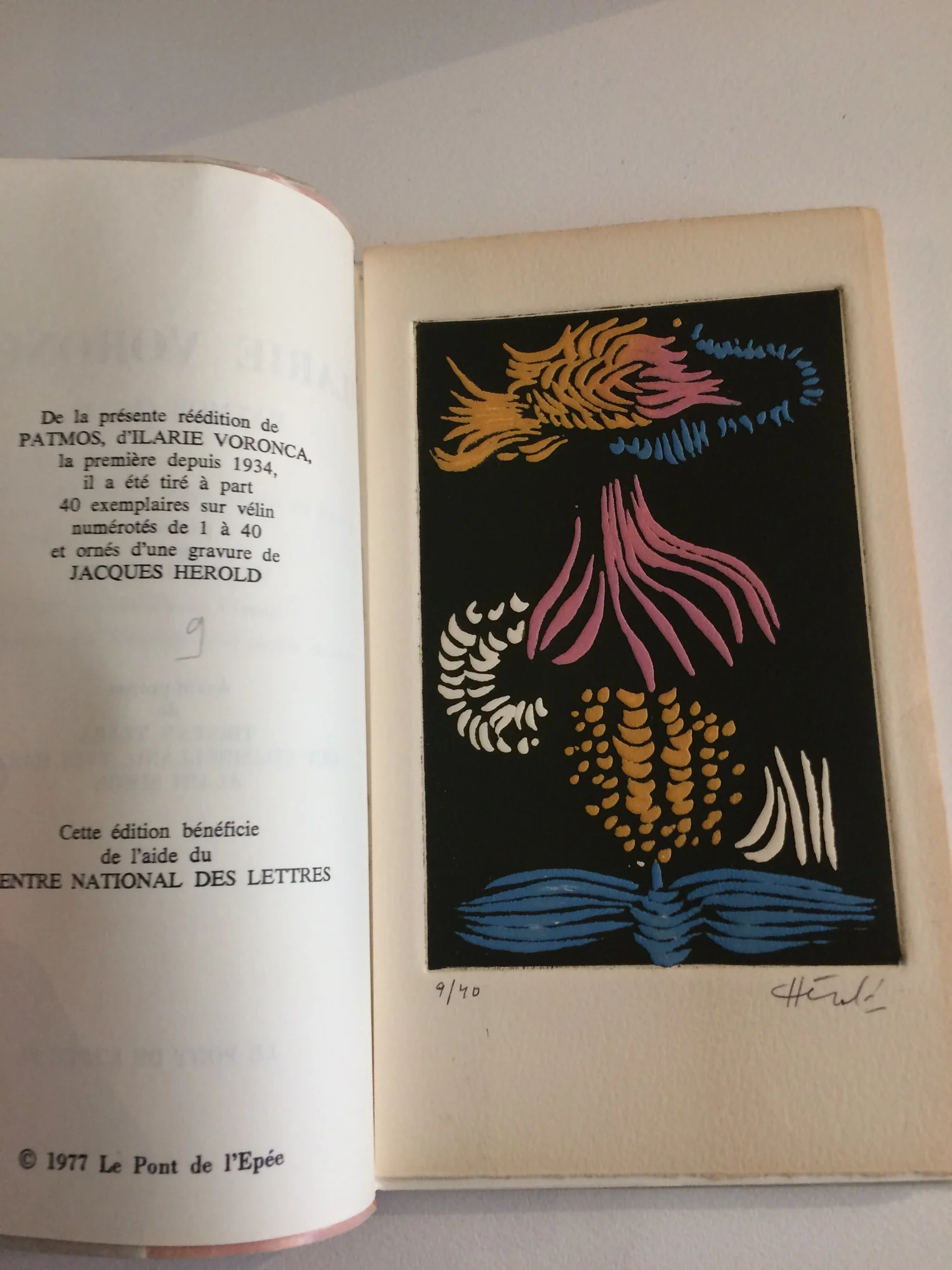 (HEROLD). VORONCA (Ilarie). — Patmos. (Réf. 13484)