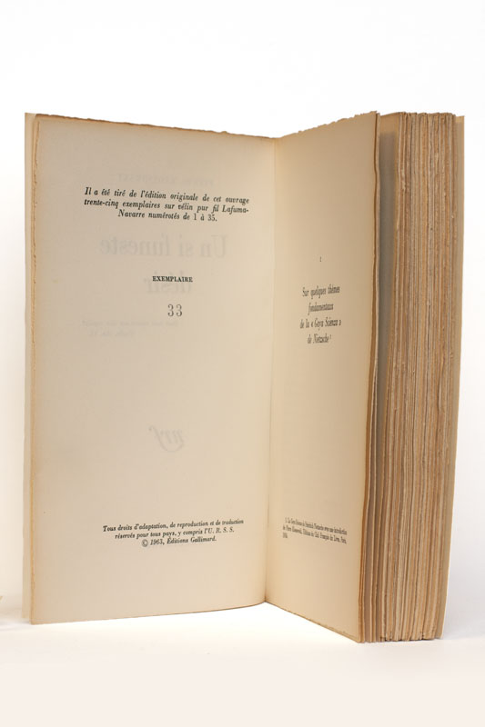 KLOSSOWSKI (Pierre). — Un si funeste désir. (Réf. 16433)
