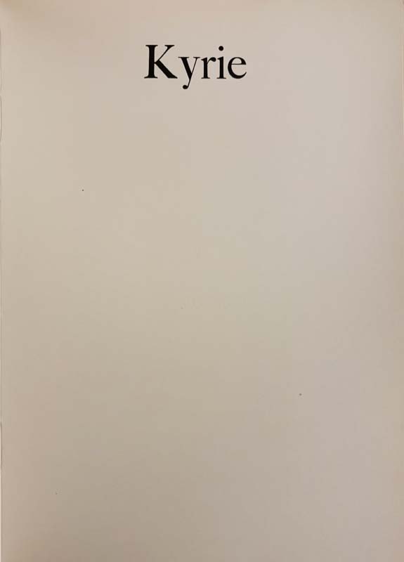 Kyrie. — planche 2
