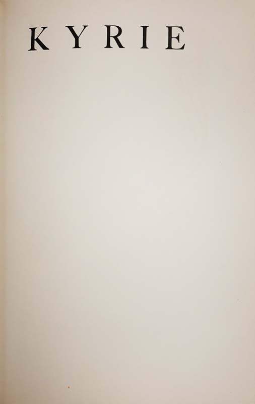 Kyrie. — planche 4