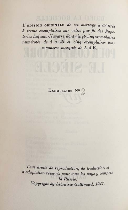 Notes pour comprendre le siècle. — planche 3