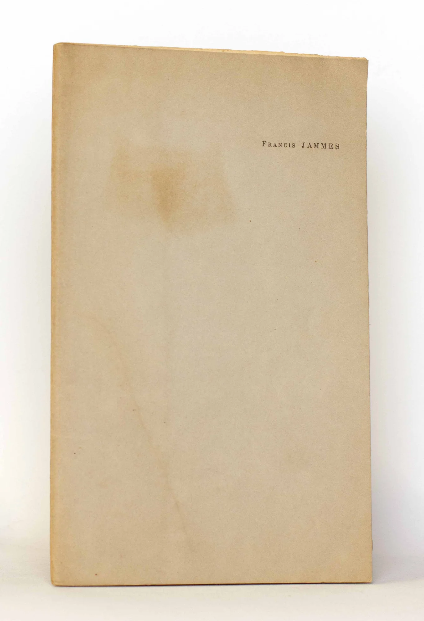 JAMMES (Francis). — [Vers]. (Réf. 17061)