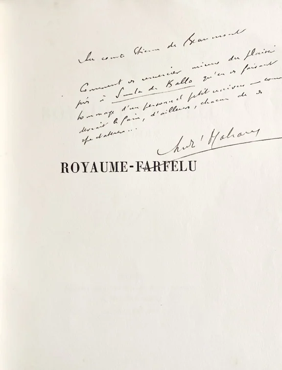 MALRAUX (André). — Royaume-farfelu. (Réf. 17541)