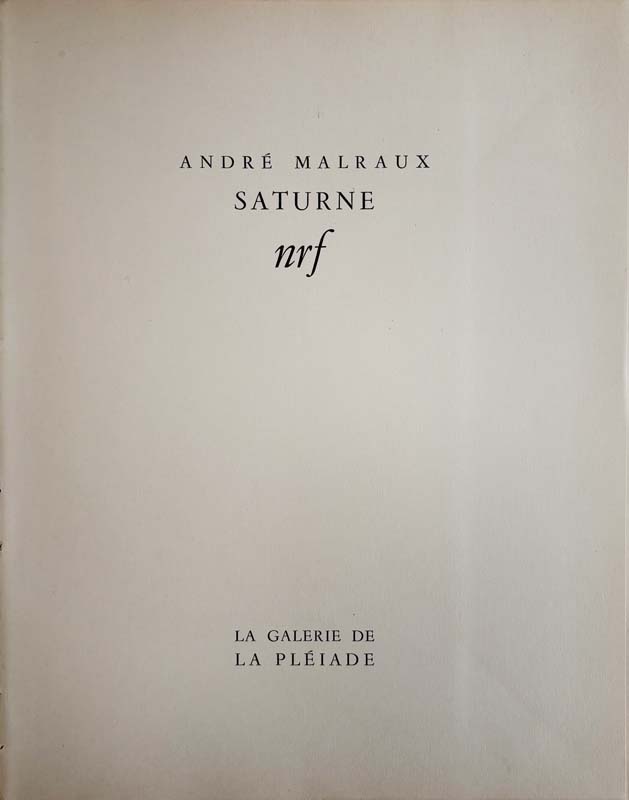 Saturne. Essai sur Goya. — planche 3