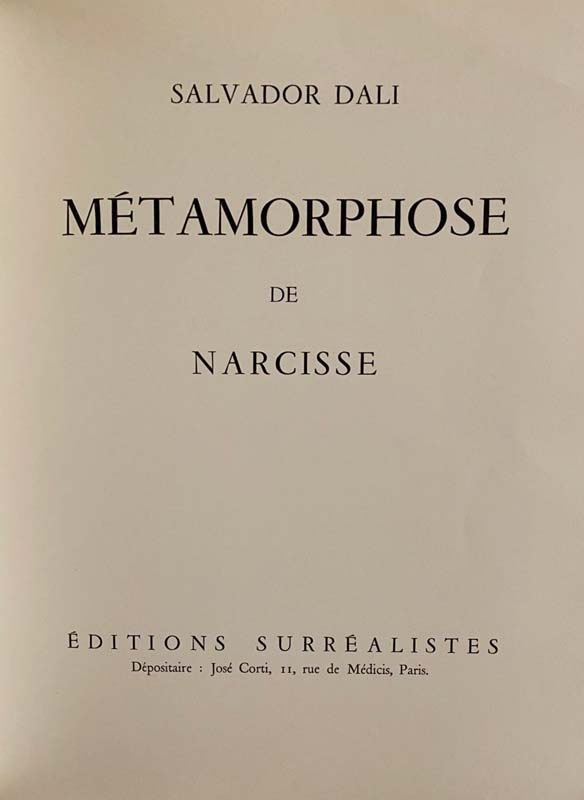 Métamorphose de Narcisse. — planche 2
