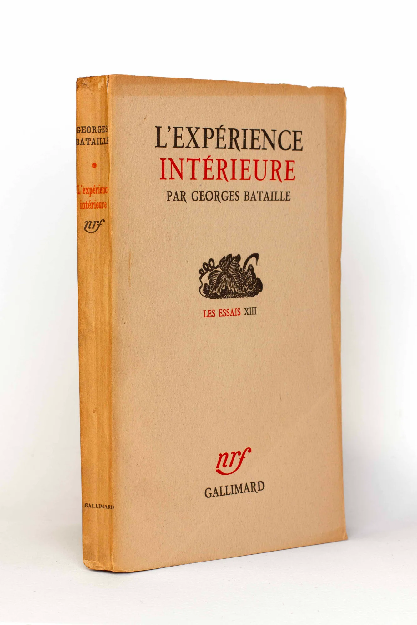 BATAILLE (Georges). — L'Expérience intérieure. (Réf. 18946)