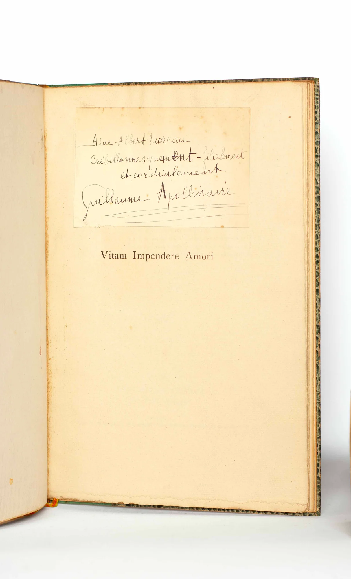 APOLLINAIRE (Guillaume) & ROUVEYRE (André). — Vitam Impendere Amori. Poèmes et dessins. (Réf. 19167)