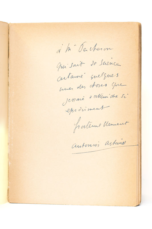 ARTAUD (Antonin). — Héliogabale ou l’anarchiste couronné. (Réf. 19303)