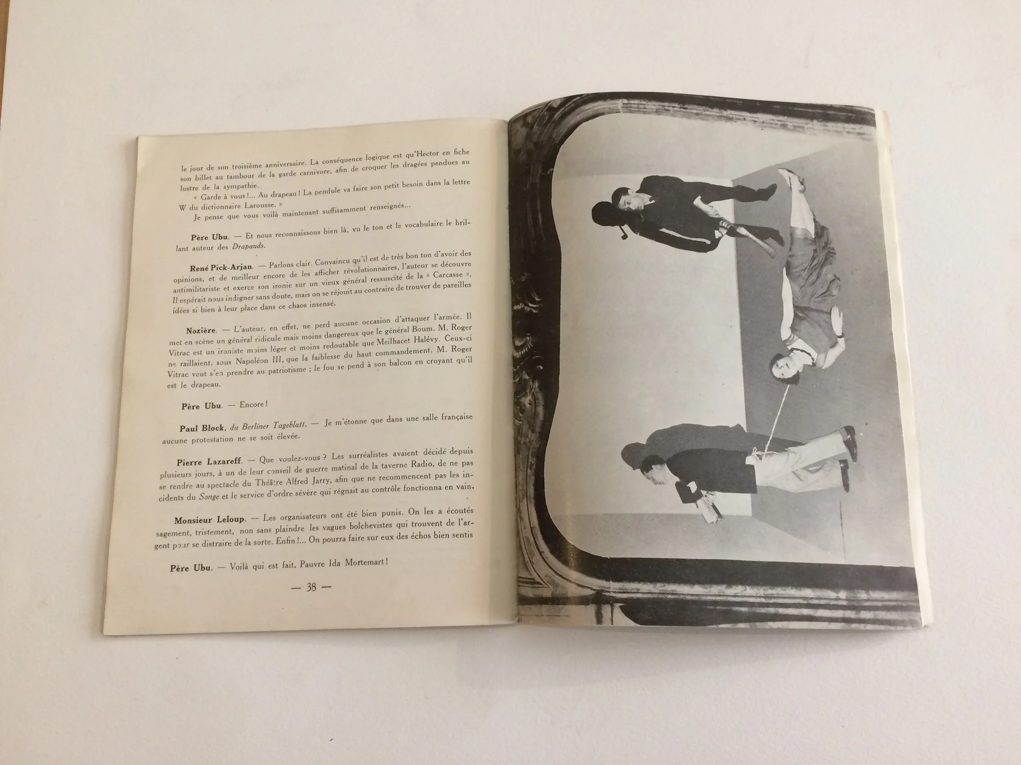 ARTAUD (Antonin) et VITRAC (Roger). LOTAR (Elie). — Le Théatre Alfred Jarry et l'hostilité publique. (Réf. 19771)