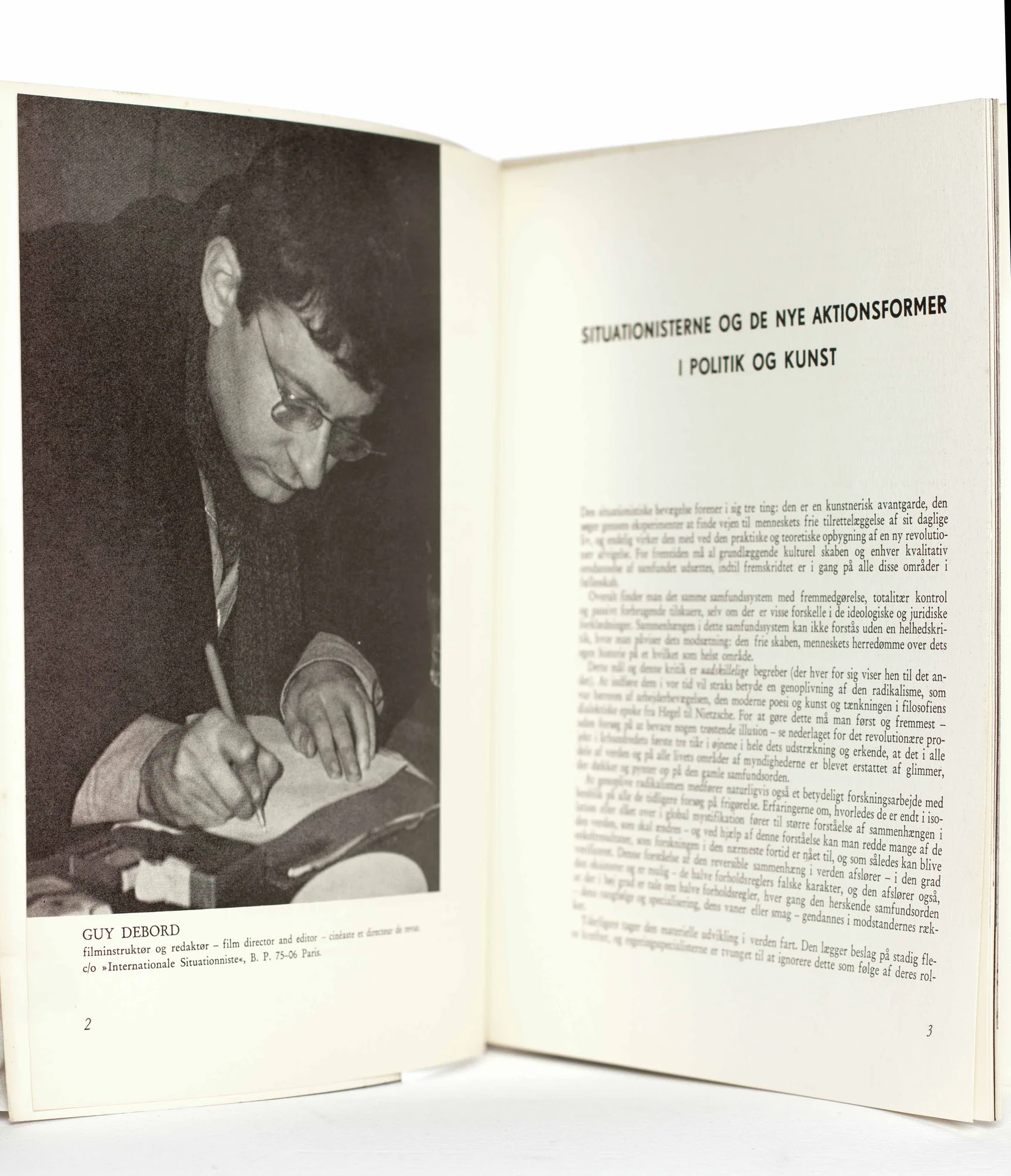 (INTERNATIONALE SITUATIONNISTE). DEBORD (Guy). — Destruktion af RSG-6. (Réf. 19801)