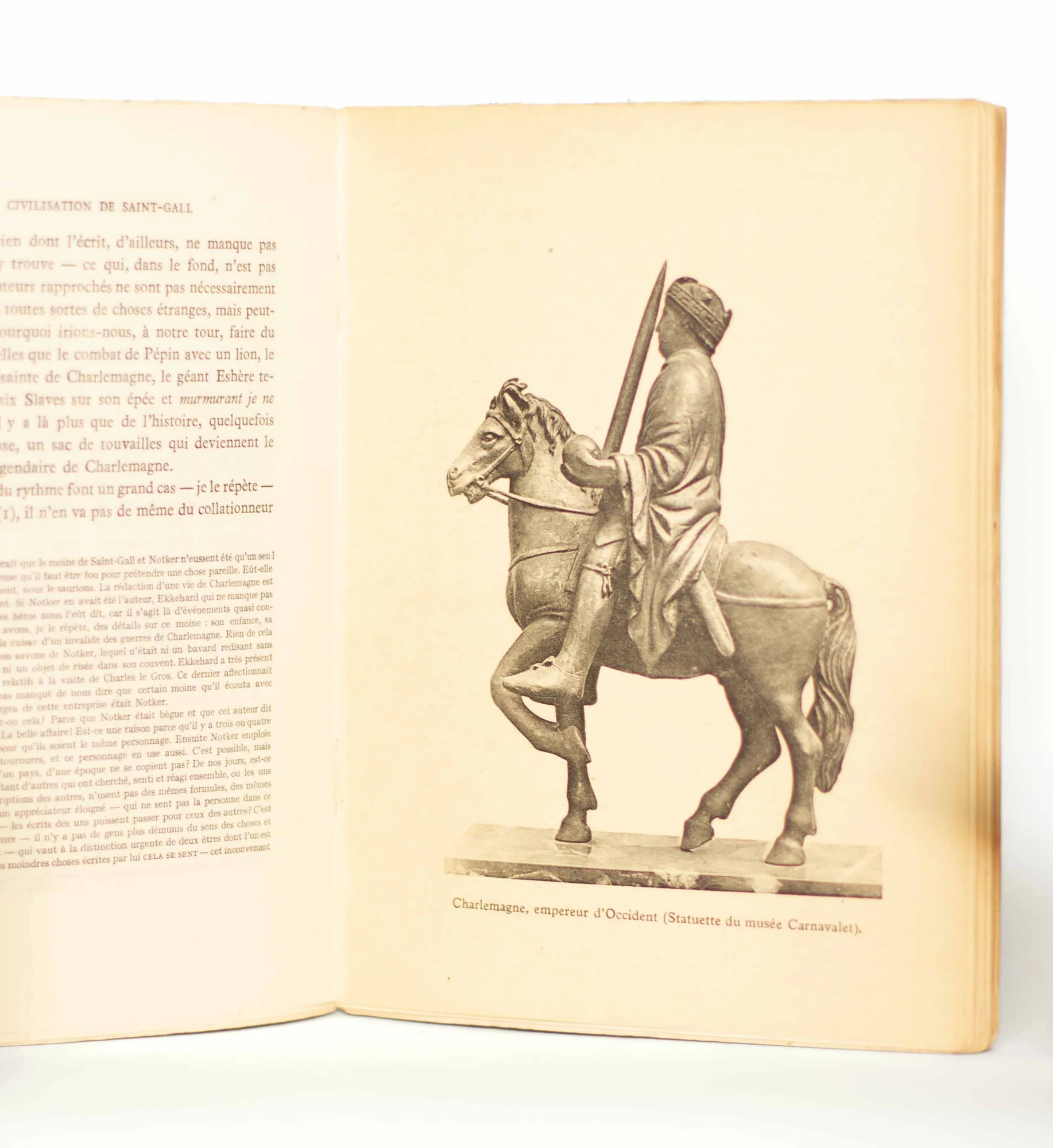 CINGRIA (Charles Albert). — La Civilisation de Saint-Gall. (Réf. 19928)