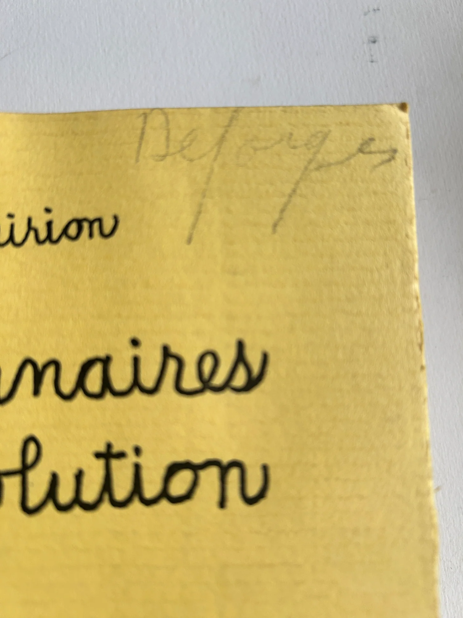 THIRION (André). — Révolutionnaires sans Révolution. (Réf. 20857)