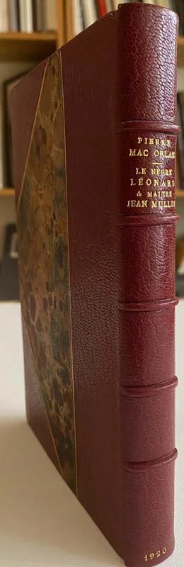 MAC ORLAN (Pierre). MAN RAY. — Le nègre de Léonard & Maitre Jean Mullin. (Réf. 20958)