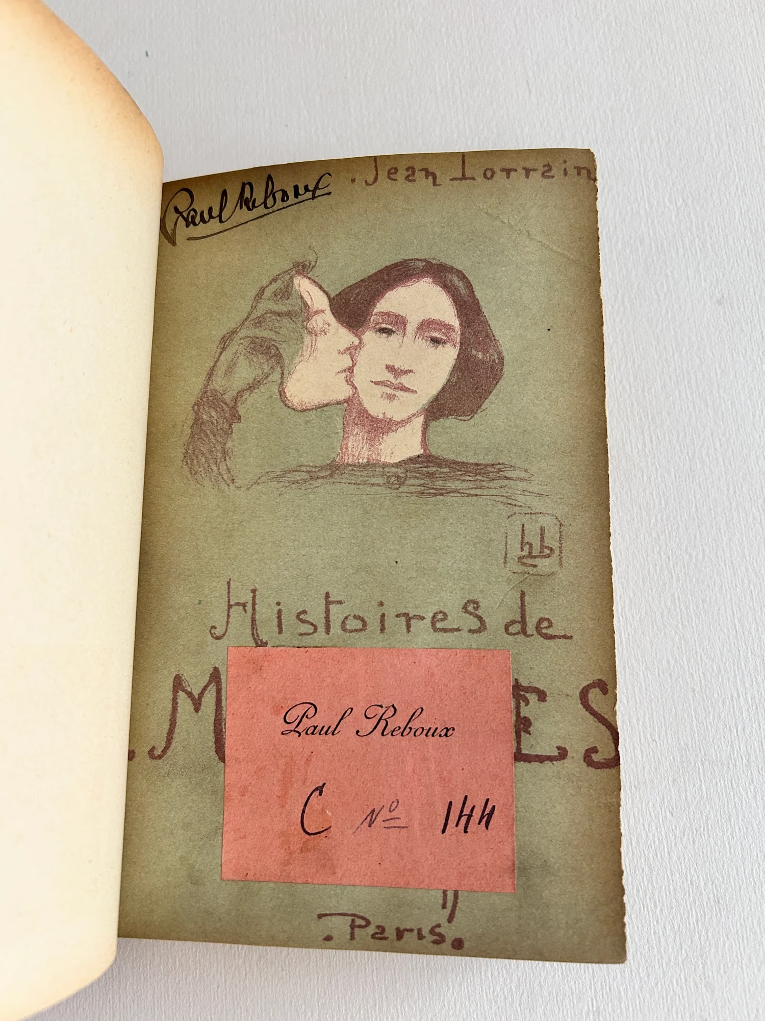 LORRAIN (Jean). — Histoires de masques. (Réf. 21418)