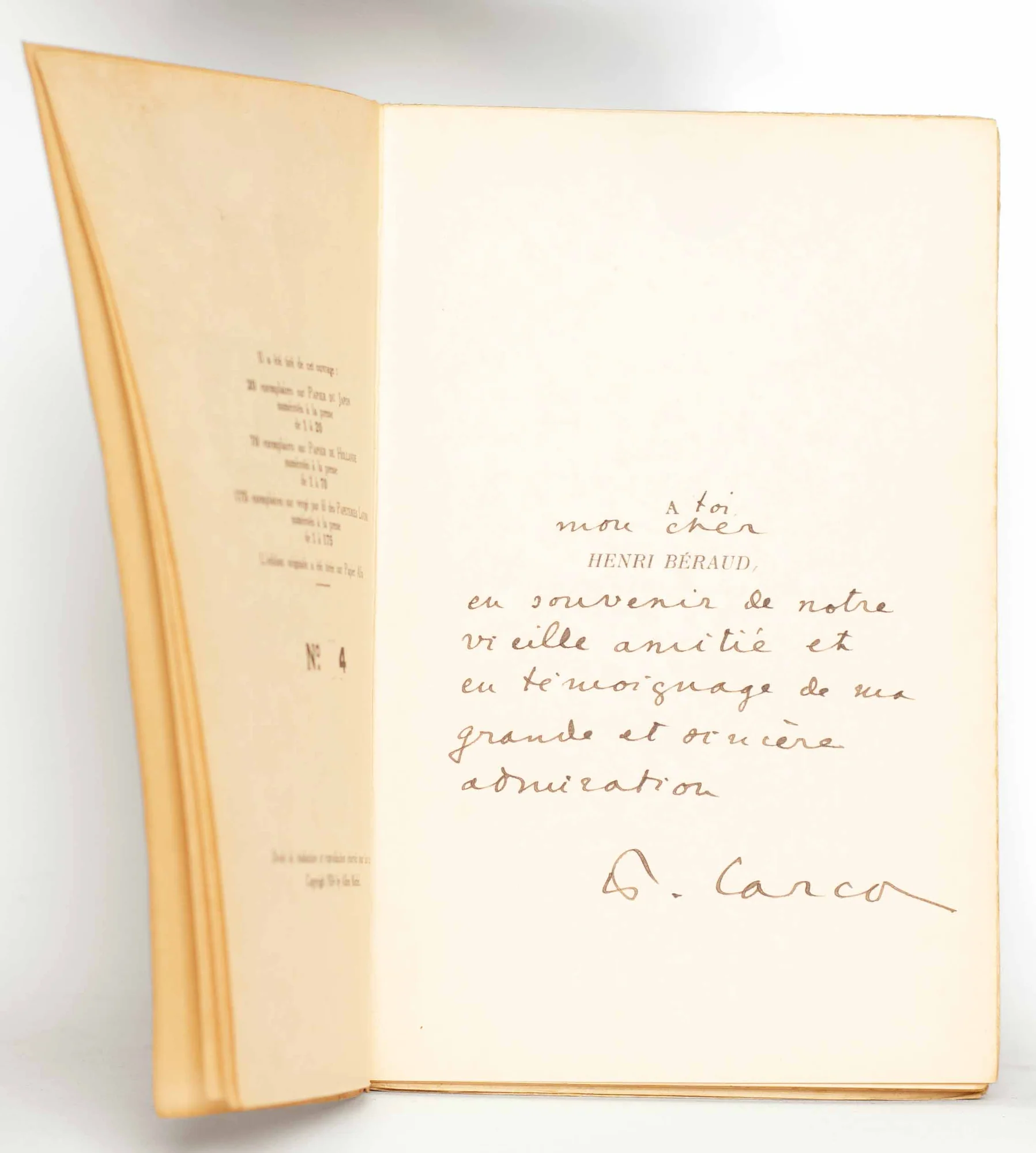 CARCO (Francis). — Rien qu’une femme. (Réf. 21433)