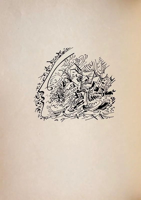 ARAGON (Louis). MASSON (André). — Elégie à Pablo Neruda. (Réf. 21472)