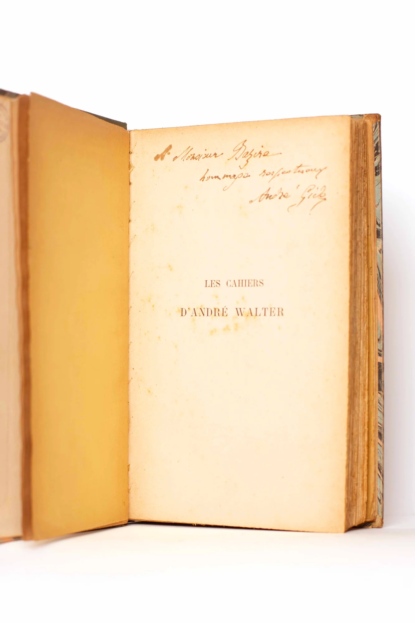 [GIDE (André)]. — Les Cahiers d'André Walter. Oeuvre posthume. (Réf. 21473)