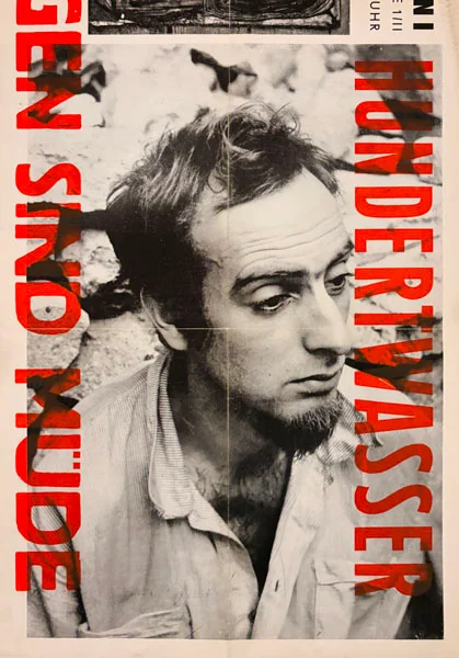 HUNDERTWASSER (Friedensreich). — Meine Augen sind müde. (Réf. 21569)