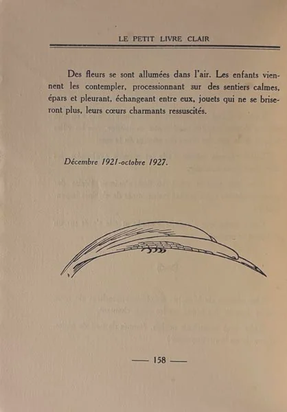 DHÔTEL (André). — Le petit livre clair. (Réf. 21592)