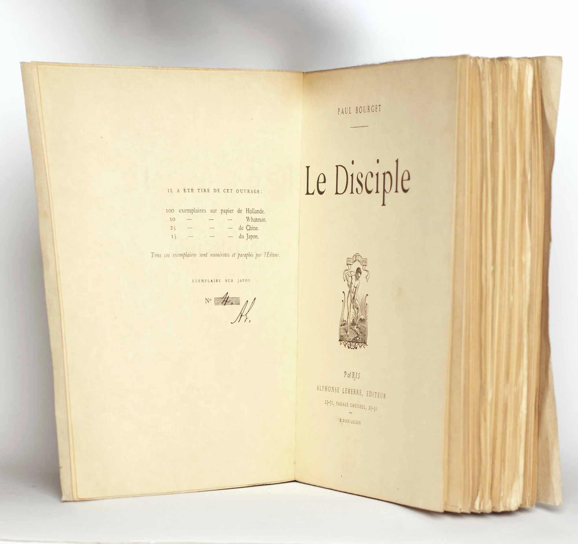 BOURGET (Paul). — Le Disciple. (Réf. 21638)