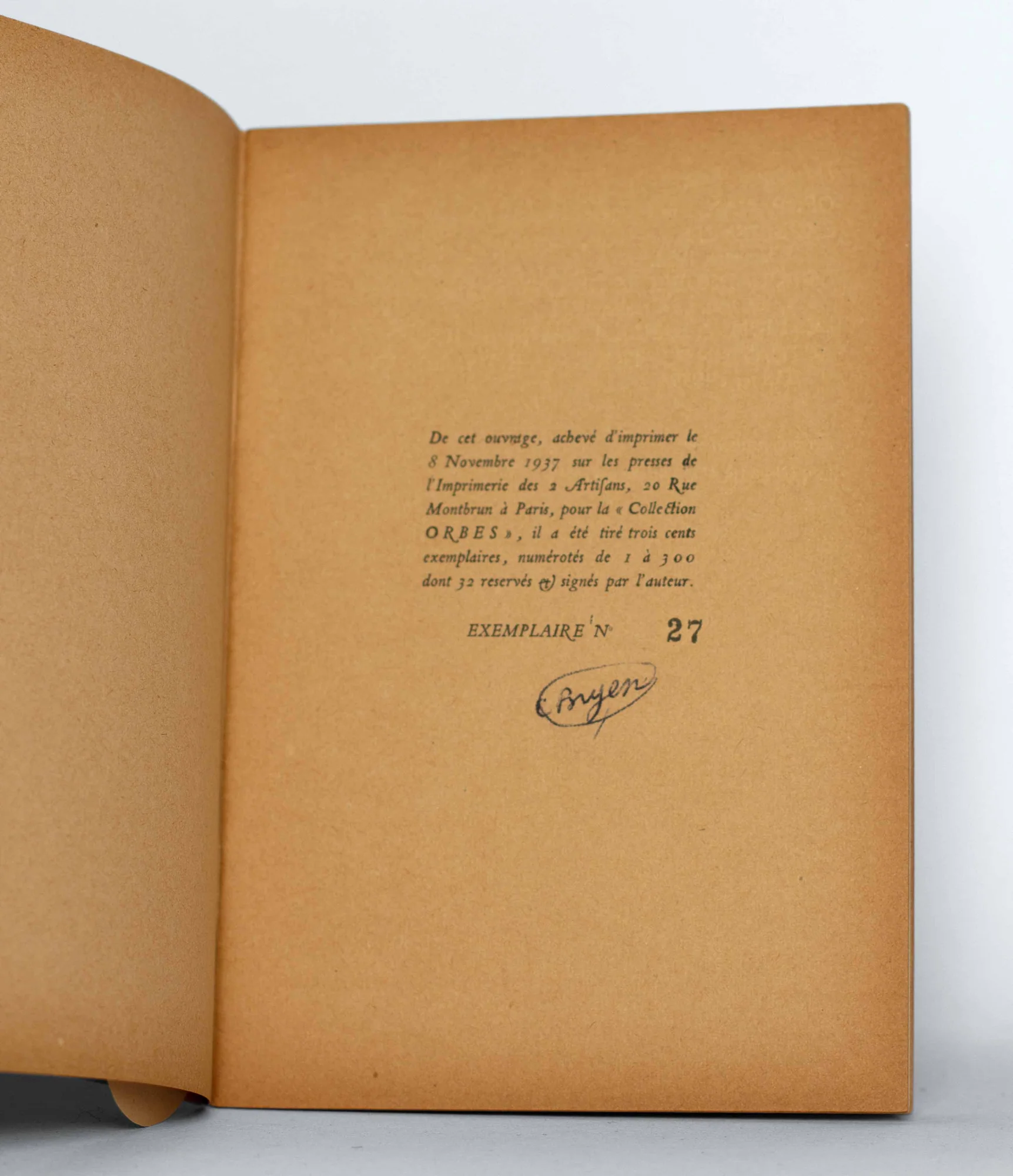 BRYEN (Camille). UBAC (Raoul MICHELET). — L'Aventure des objets. (Réf. 21639)