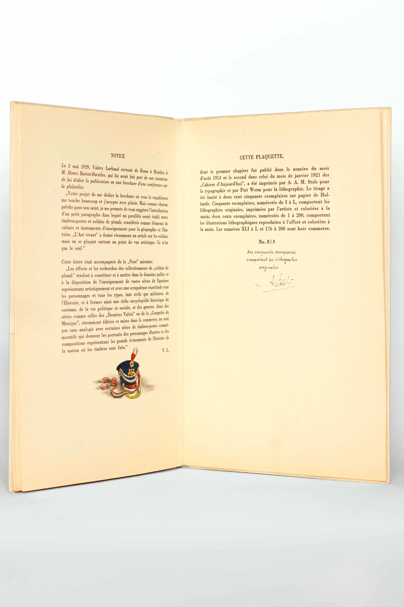 LARBAUD (Valéry). — Questions militaires. (Réf. 21708)