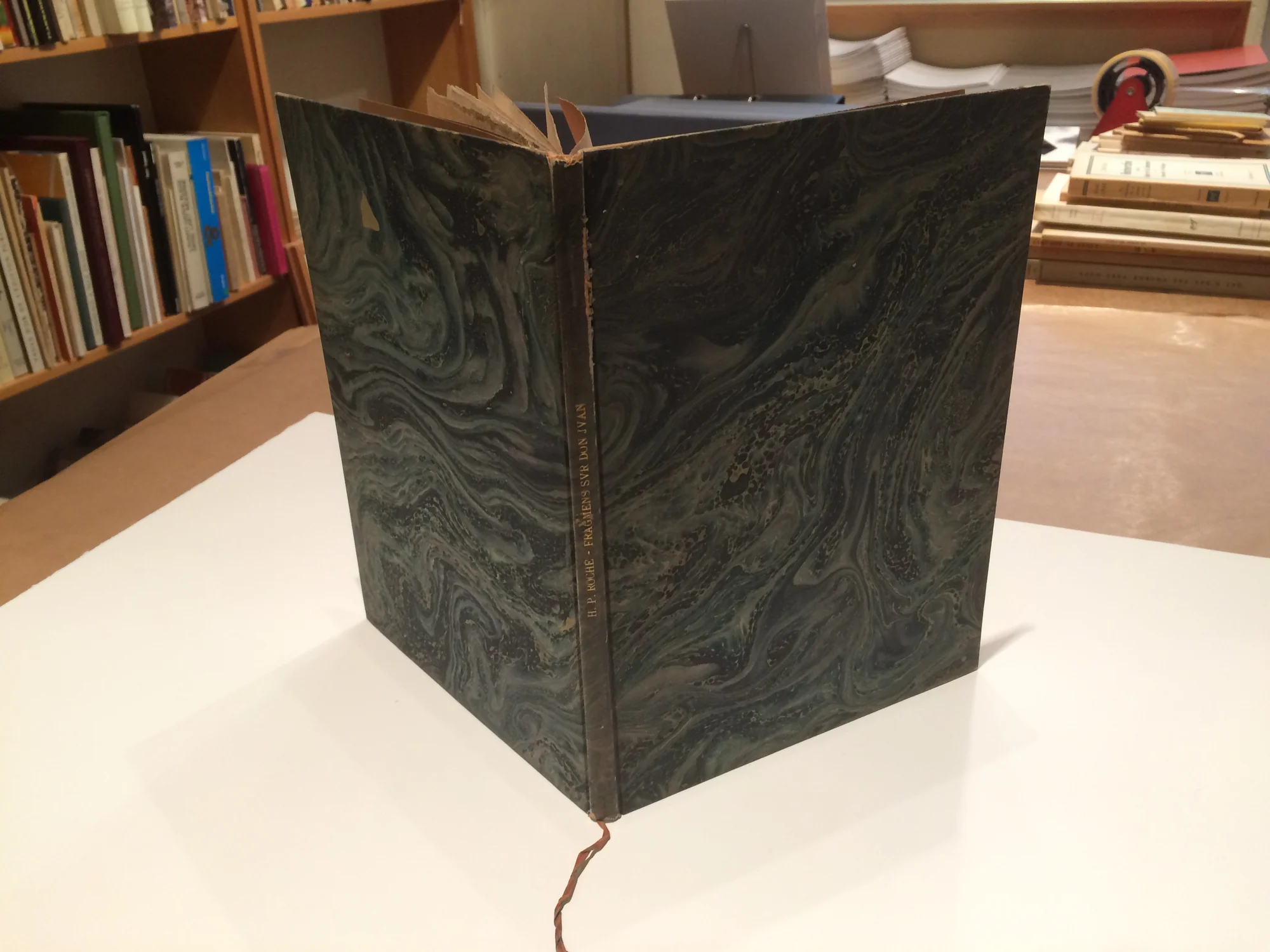 ROCHÉ (Henri-Pierre). — Fragmens sur Don Juan. (Réf. 21802)