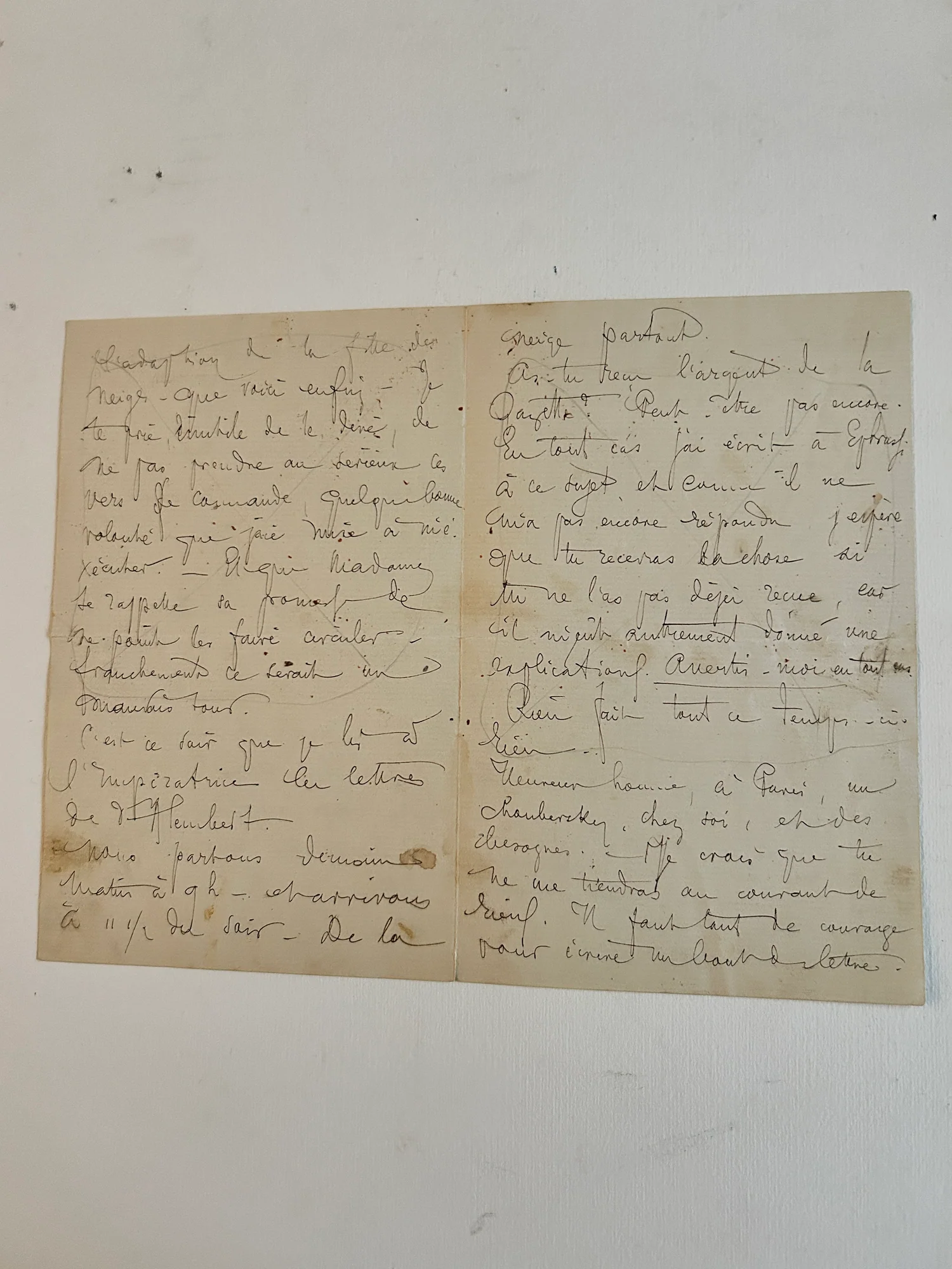 LAFORGUE (Jules). — L.A.S. à Charles Henry. (Réf. 21817)