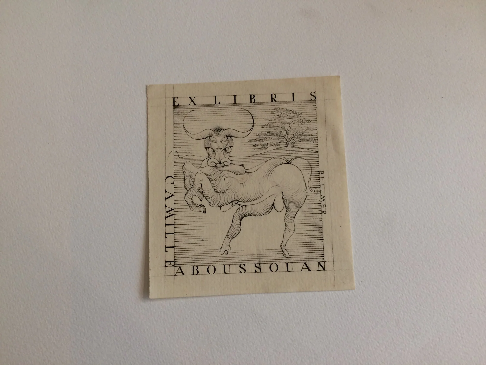 BELLMER (Hans). — Vingt-cinq reproductions 1934-1950. Ex-libris gravé de Camille Aboussouan. (Réf. 22044)