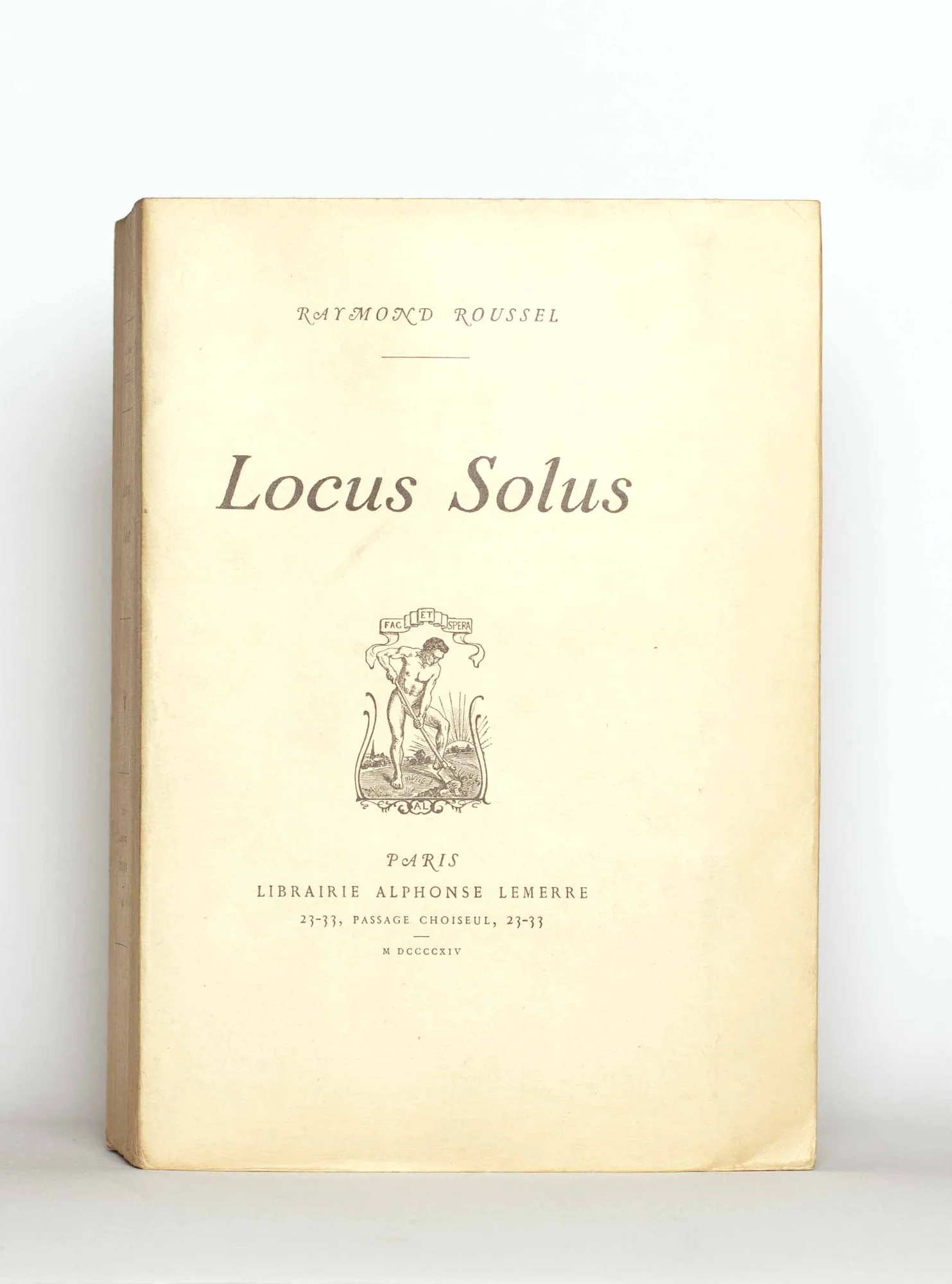 ROUSSEL (Raymond). — Locus Solus. (Réf. 22093)