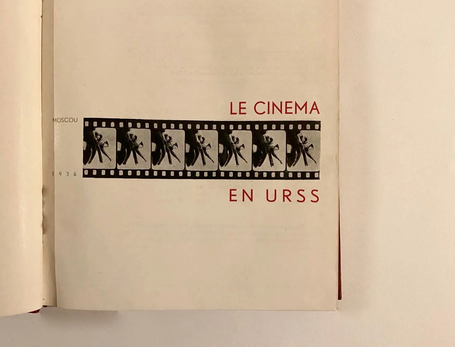 Aroseff (A. (Rédacteur en chef), Stepahnova (V.), Rodtchenko (A.) — Le Cinema en URSS. (Réf. 22172)