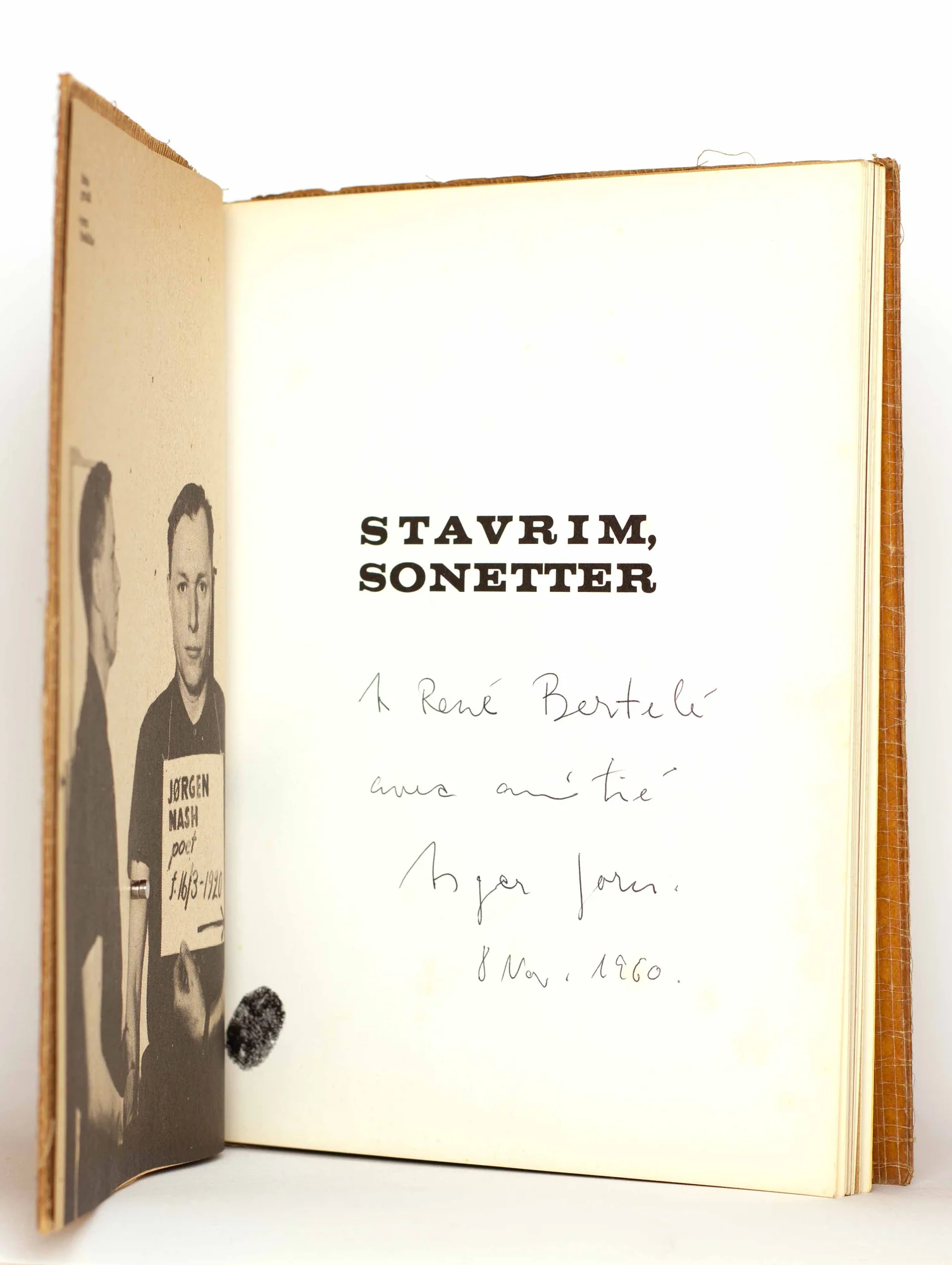 JORN (Asger). NASH (Jørgen). — Stavrim Sonetter. (Réf. 22247)