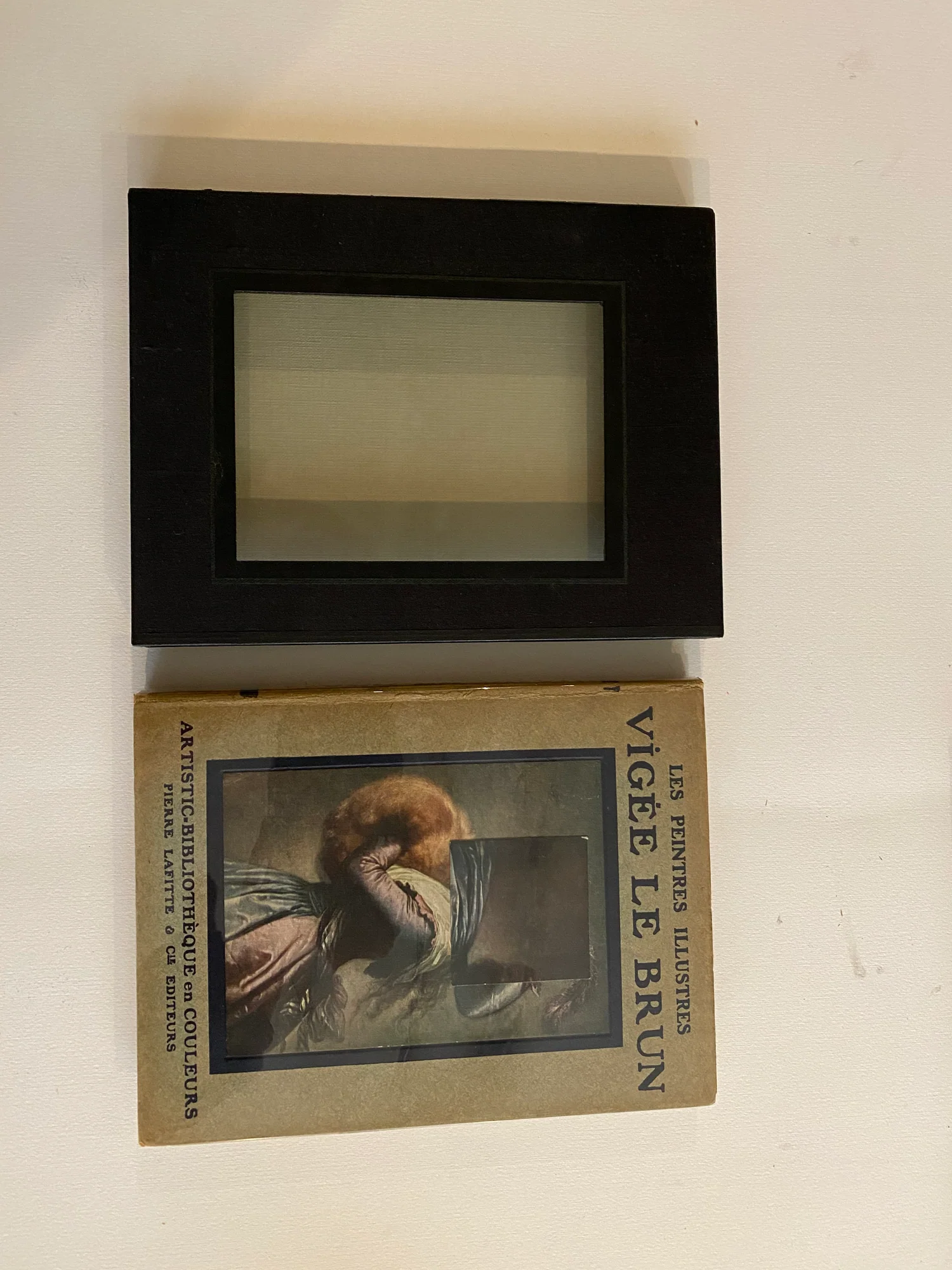 LUCA (Ghérasim). — Madame Molé-Reymond (d'après Vigée-Le Brun). COLLAGE ORIGINAL. (Réf. 22251)