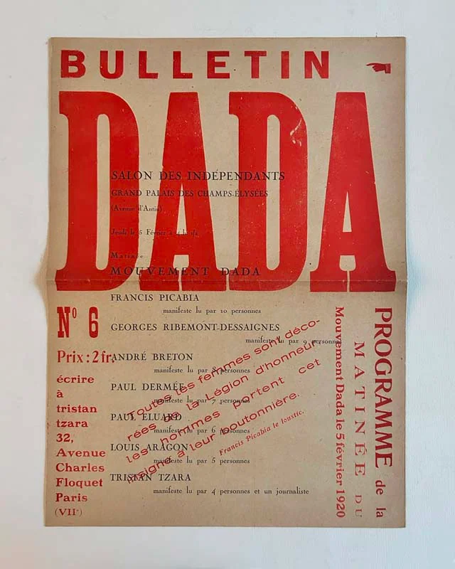(Revue). DADA. — DADA 6, BULLETIN DADA. (Réf. 22353)