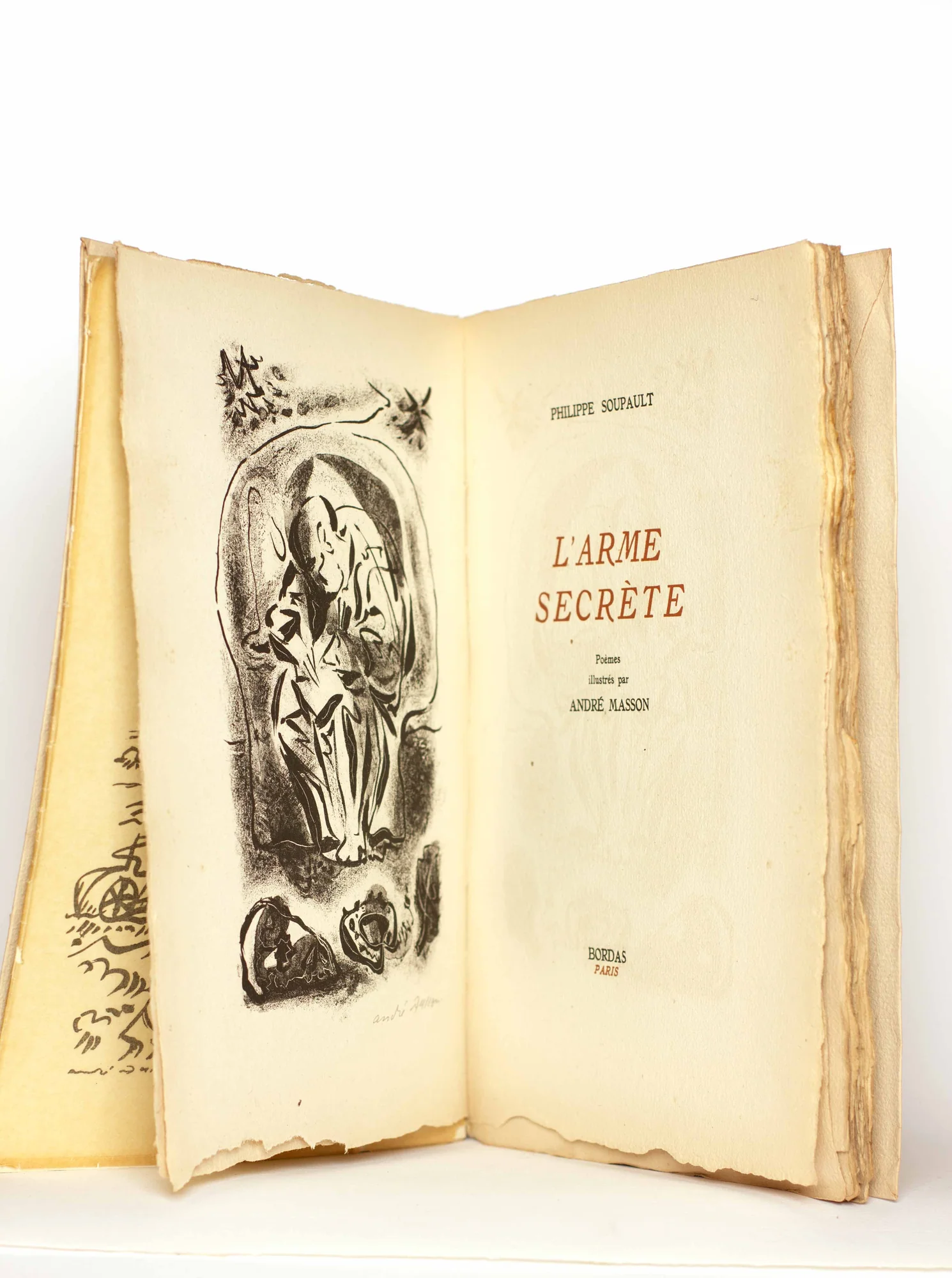 MASSON (André). SOUPAULT (Philippe). — L'Arme secrète. (Réf. 22602)