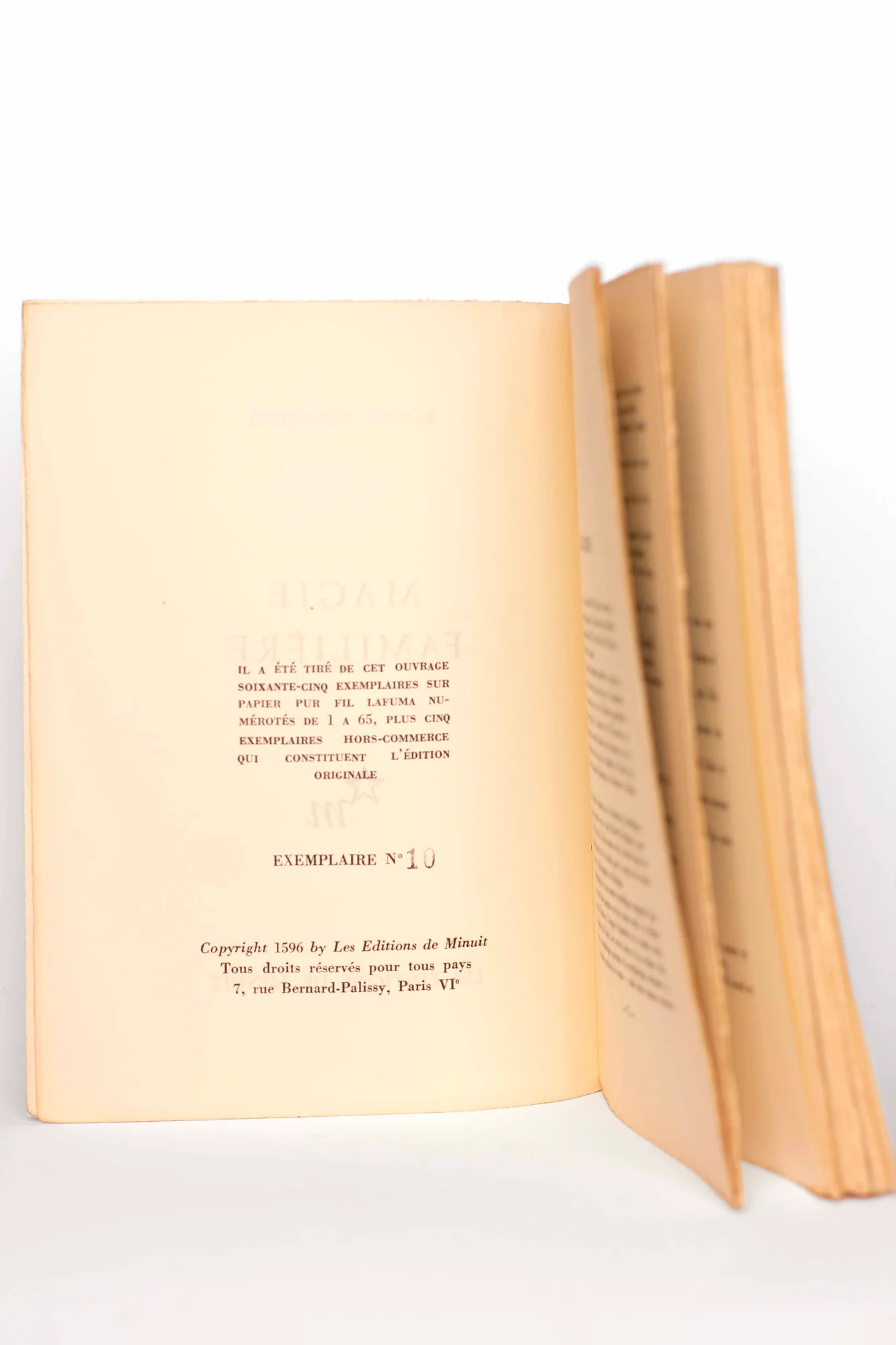 GOOSSENS (Roger). — Magie familière. (Réf. 22860)