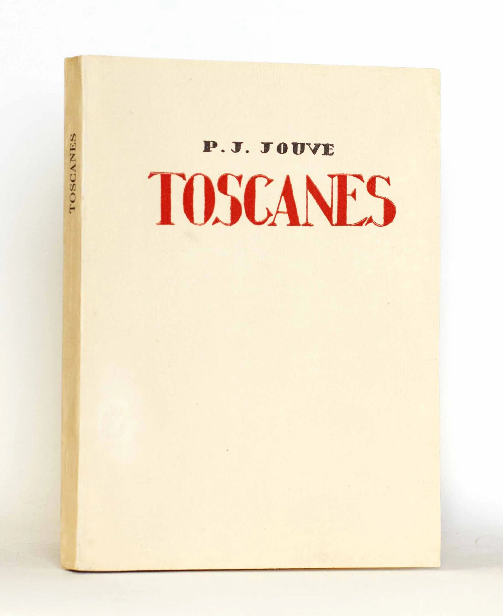 JOUVE (Pierre Jean). — Toscanes. (Réf. 22861)