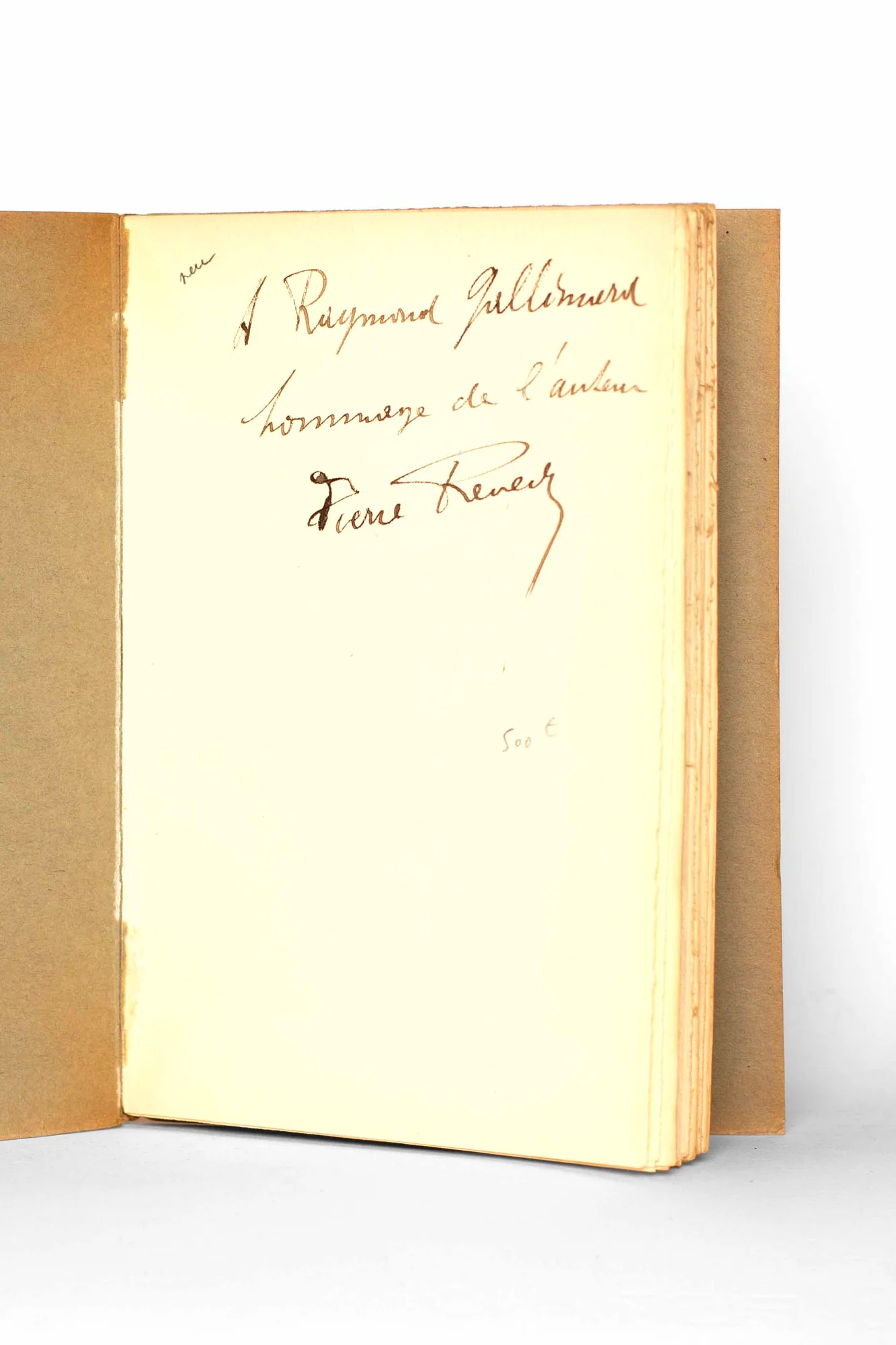REVERDY (Pierre). — Écumes de la mer. (Réf. 22934)