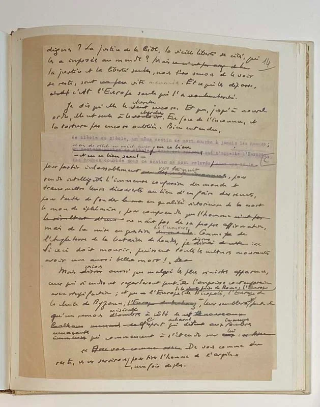 MALRAUX (André). — L'Homme et la culture artistique. (Réf. 23267)