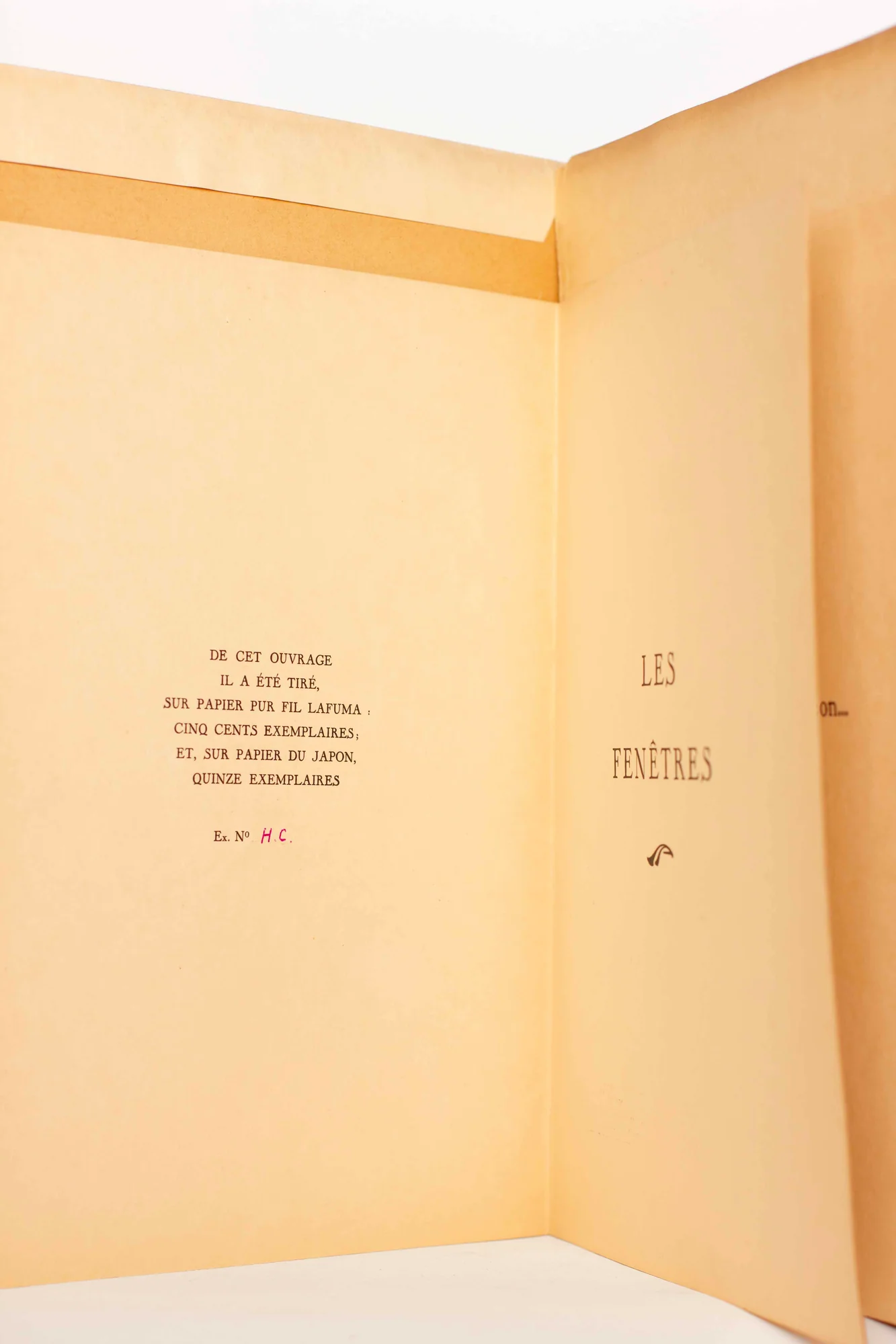 RILKE (Rainer Maria). BALADINE. — Les Fenêtres. Dix poèmes illustrés de dix eaux-fortes par BALADINE. (Réf. 23513)