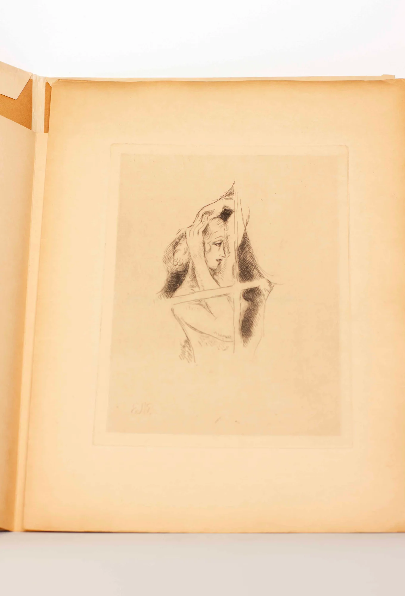 RILKE (Rainer Maria). BALADINE. — Les Fenêtres. Dix poèmes illustrés de dix eaux-fortes par BALADINE. (Réf. 23513)