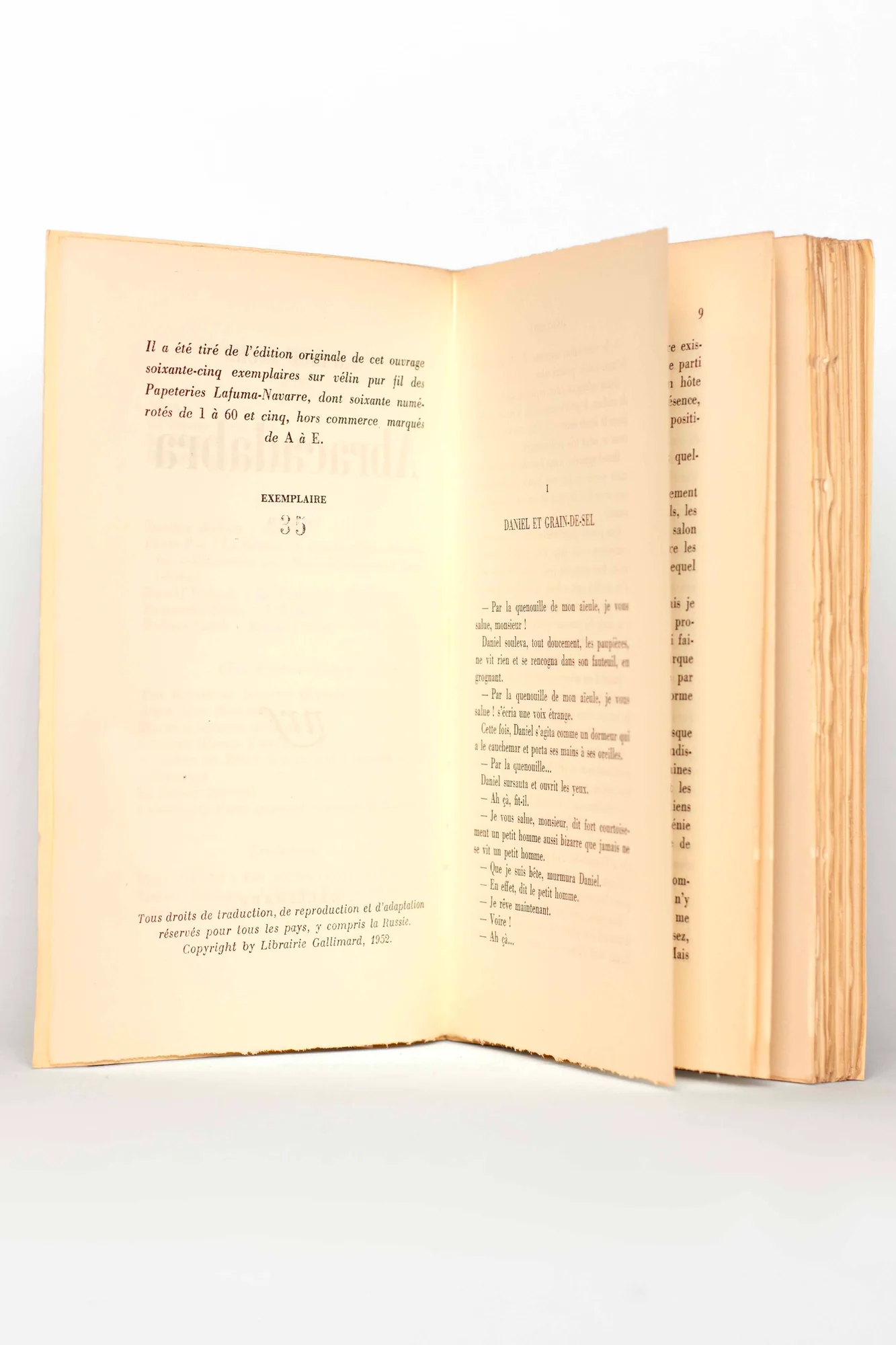 SACHS (Maurice). — Abracadabra. (Réf. 23847)