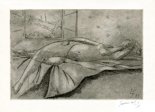 SURVAGE (Léopold). MELOT DU DY. — A l’Amie dormante. (Réf. 23911)