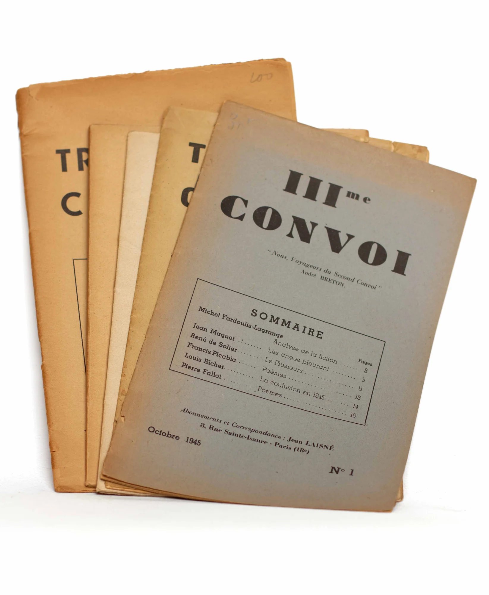 (REVUE) Troisième Convoi. — Troisième Convoi. (Réf. 24165)