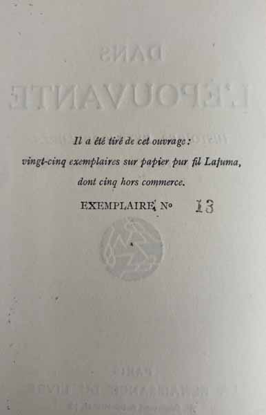 EWERS (Hans Heinz). — Dans l’épouvante. Histoires extraordinaires. (Réf. 24235)