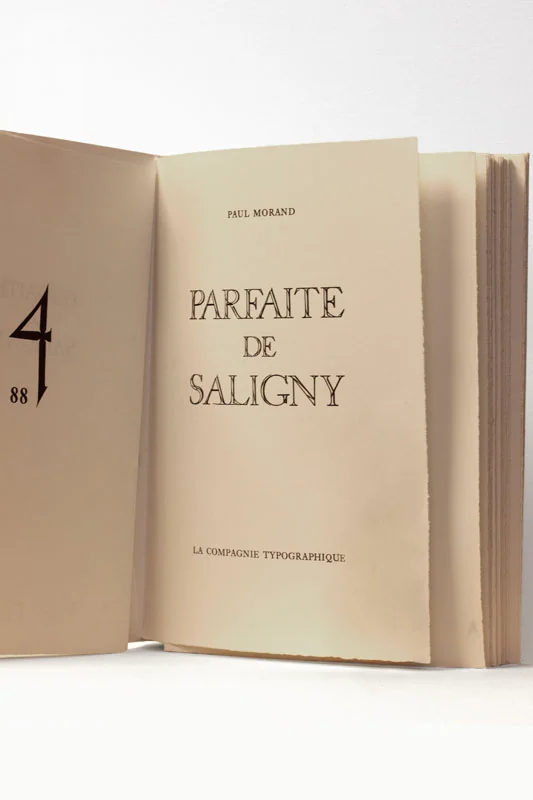 MORAND (Paul). — Parfaite de Saligny. (Réf. 24446)