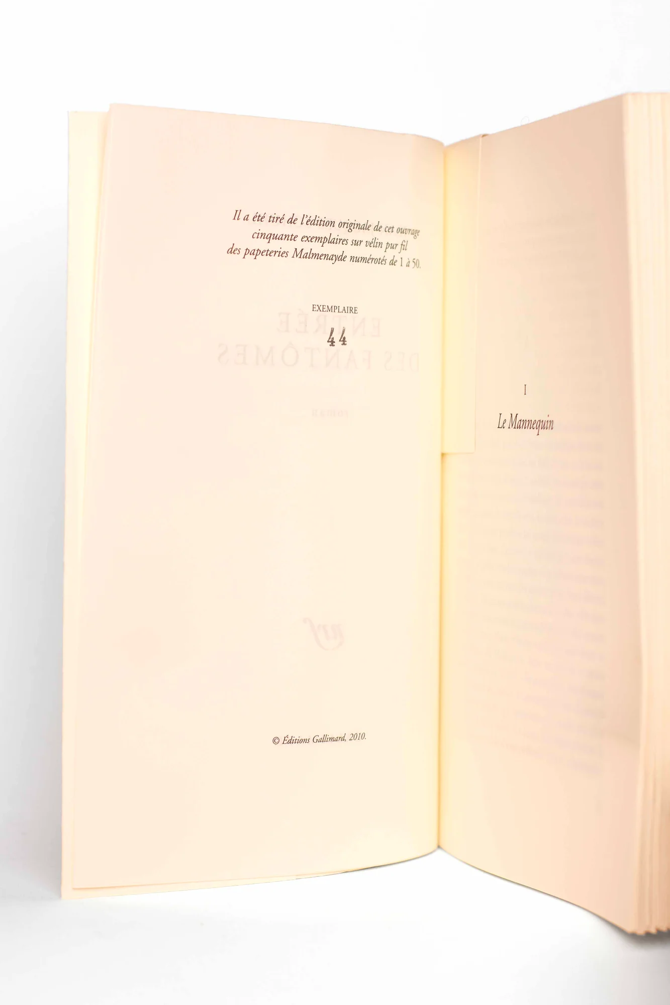 SCHUHL (Jean-Jacques). — Entrée des fantômes. (Réf. 24467)