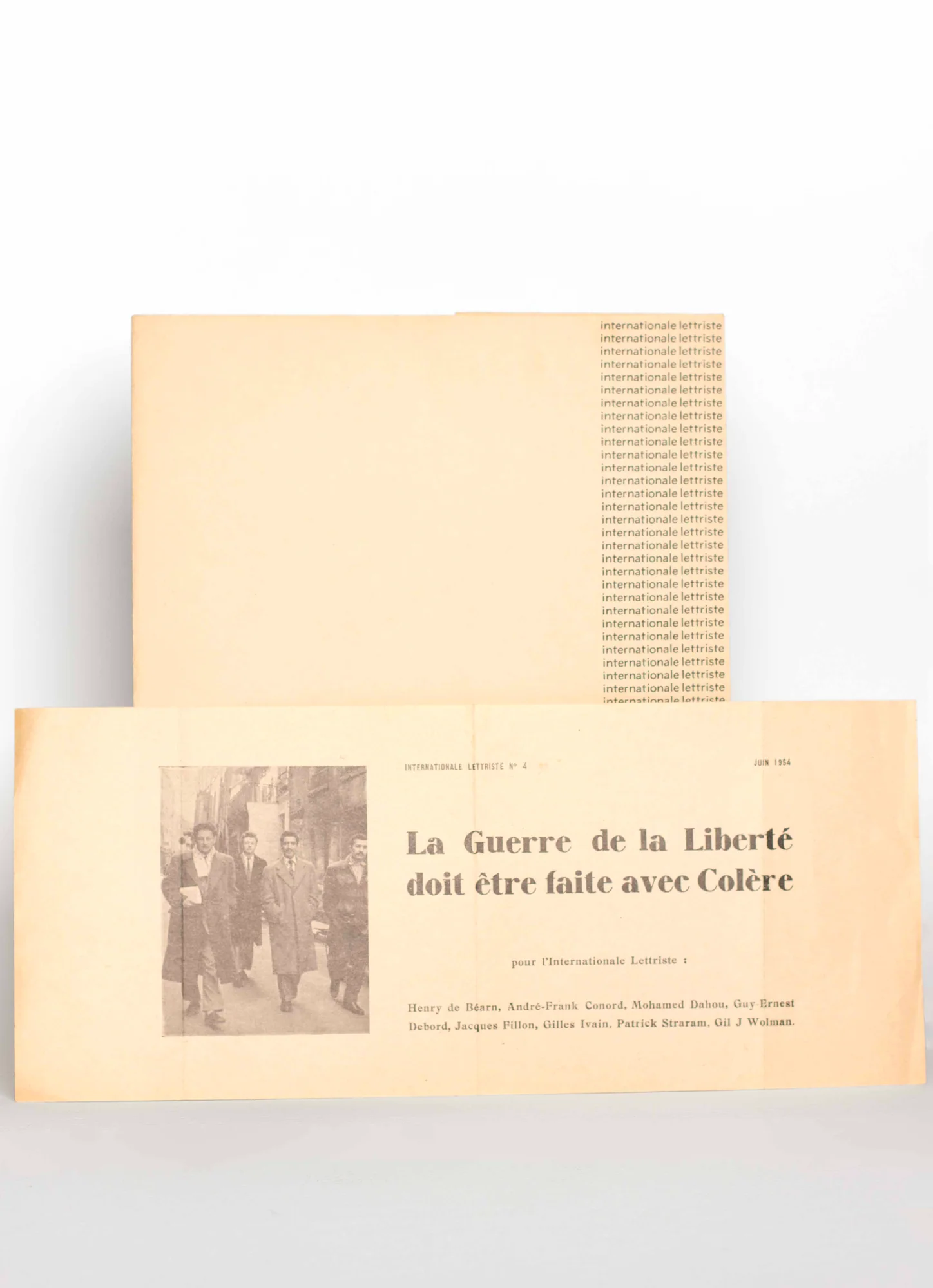 (DEBORD). INTERNATIONALE LETTRISTEN°1 à 4. — INTERNATIONALE LETTRISTEN°1 à 4. (Réf. 24536)